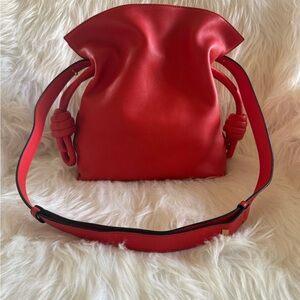 Auth Loewe Flamenco Knot Shoulder Bag / Clutch / Tote – Small Anagram